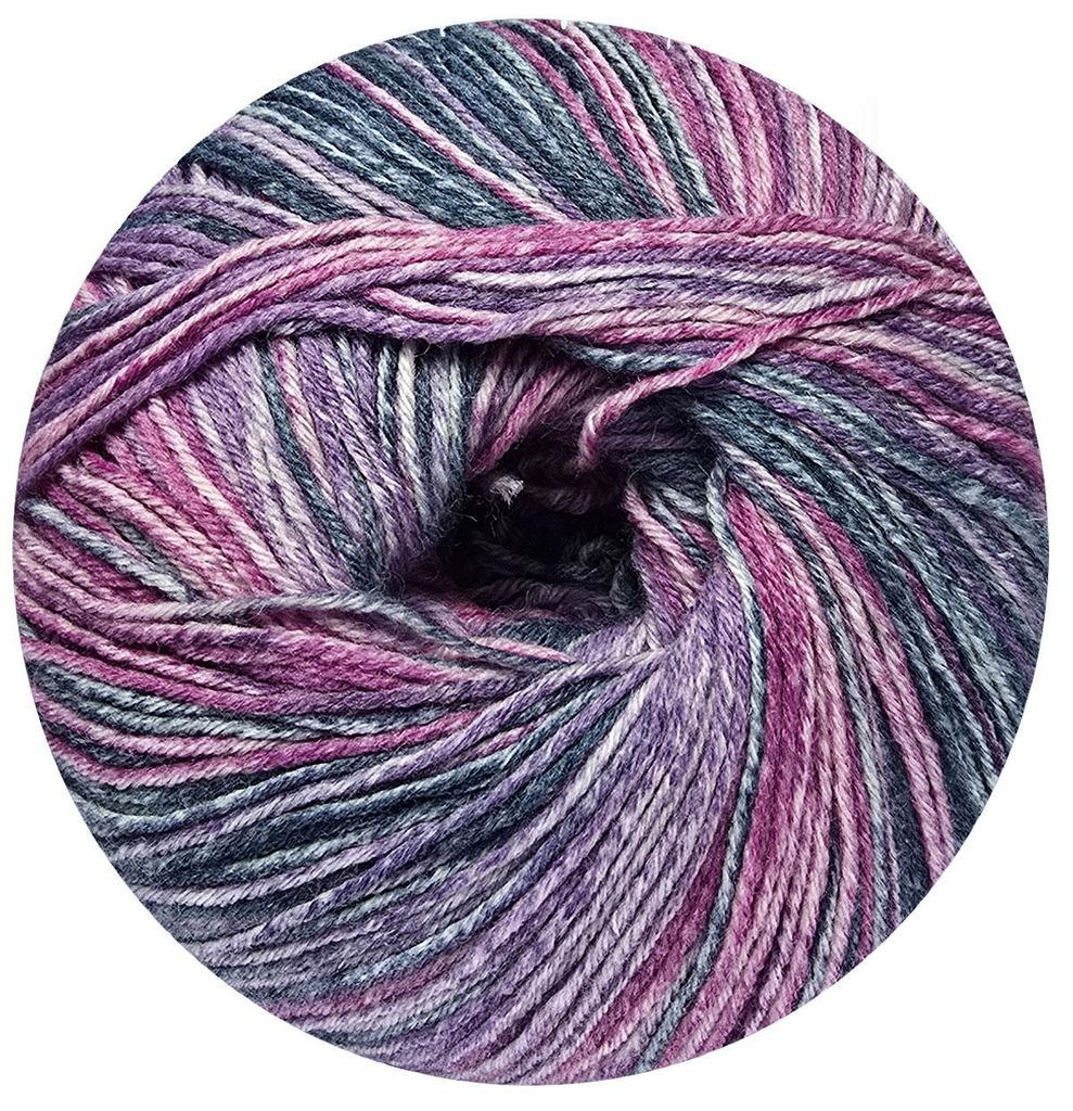 150 Gramm Austermann Step 6 Color Sockenwolle 732 Violett