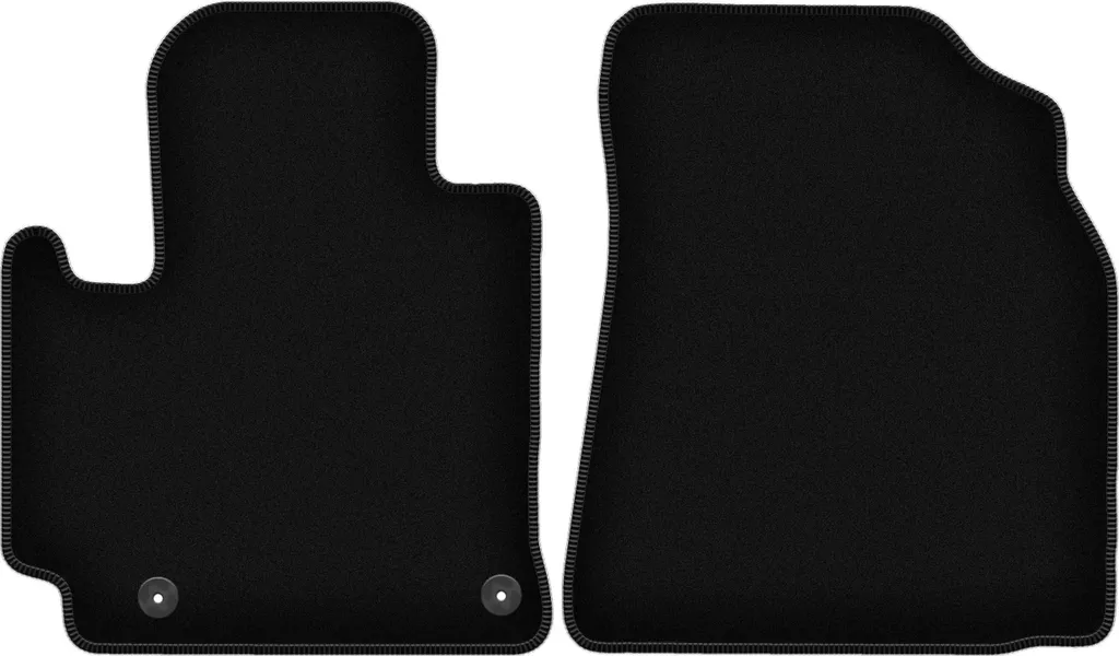 Tappetini Anteriori Velluto Toyota RAV4 II 2001-2005 2WD - Neri 2 pz