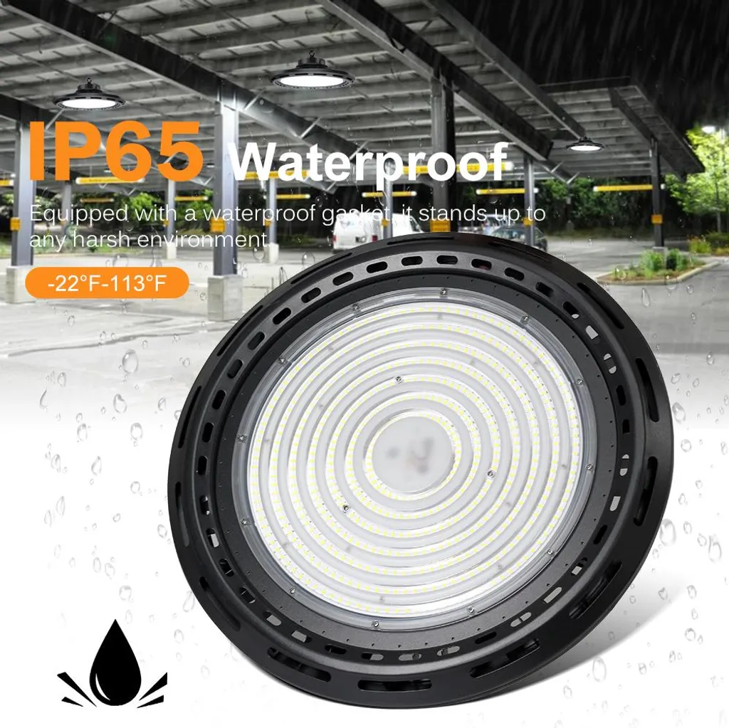 Éclairage LED Entrepôt 400W 6000K - Solution Idéale pour Plafonds Hauts - 4
