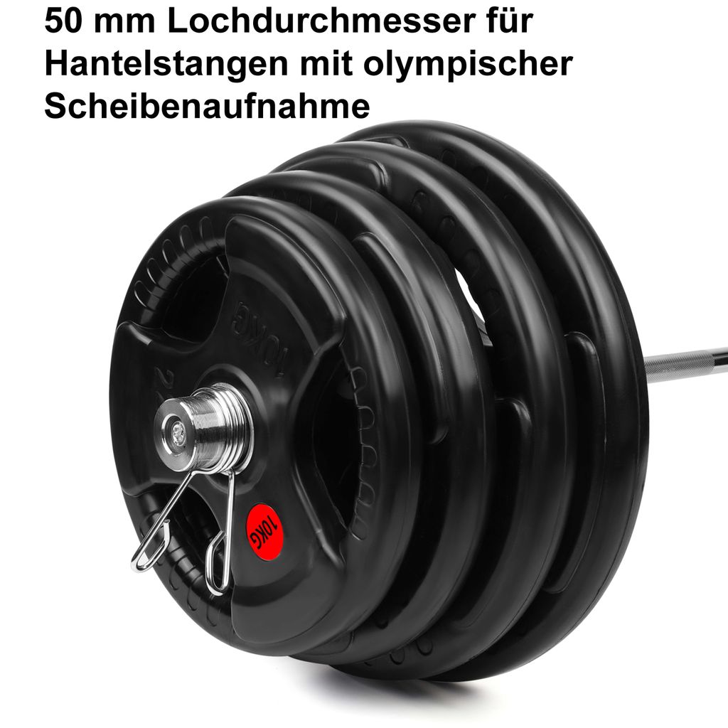 wuuhoo® Olympische halterschijven Jan 50mm - haltergewicht set van 2