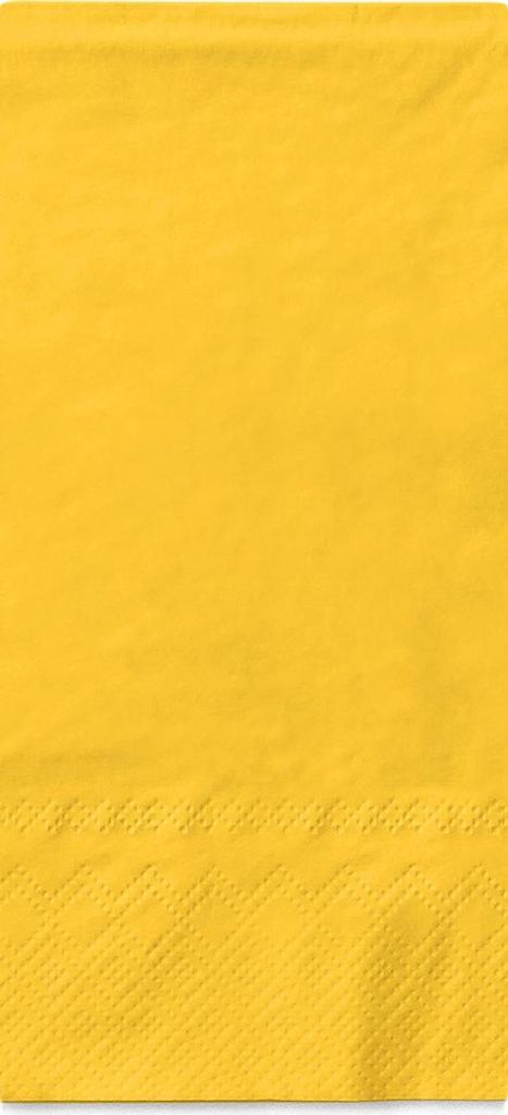 Sovie HORECA Serviette in Gelb aus Tissue 3-lagig, 40 x 40 cm, 1/8 Falz, 100 Stück