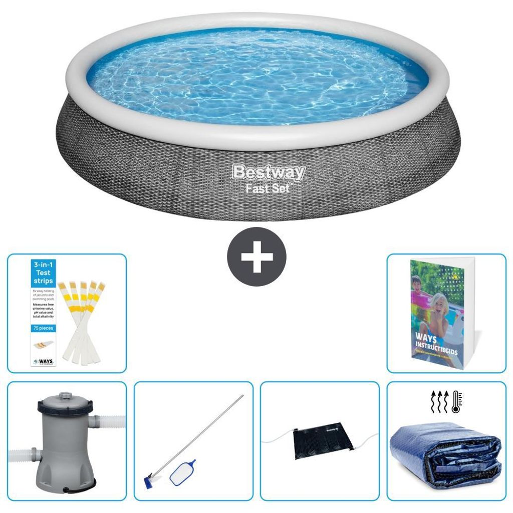 Bestway Fast Set Rund - 396x84 cm - 7-teilig S235