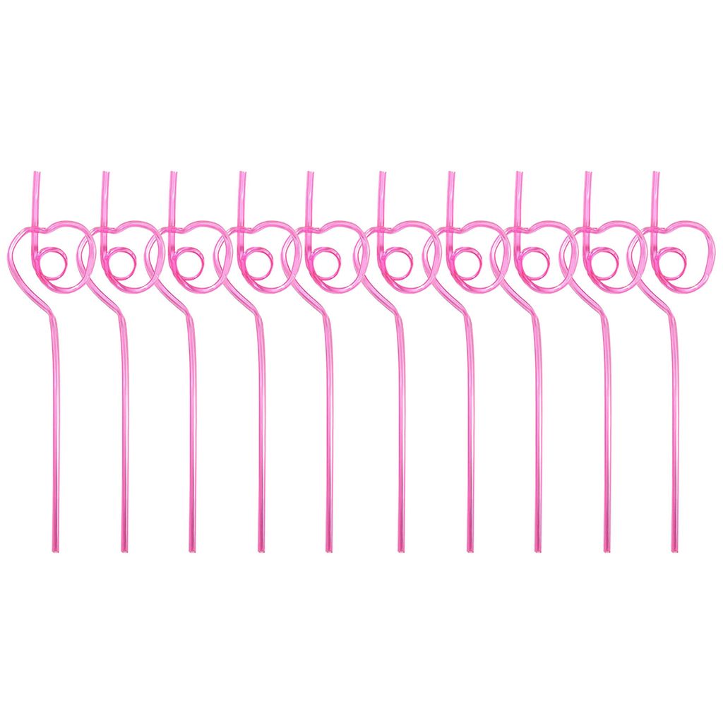 10 Stück Trinkhalme, bissfest, biegsam, BPA-frei, lebensmittelecht, robust, Kunstkristall, sicher, gesund, Trinkhalm, Partygeschenk