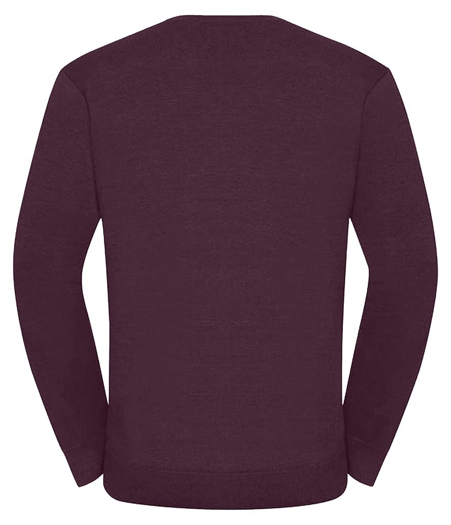 Russell - Sweatshirt für Herren angesetzte Ärmel RW8936 (XL) (Burgunderrot)