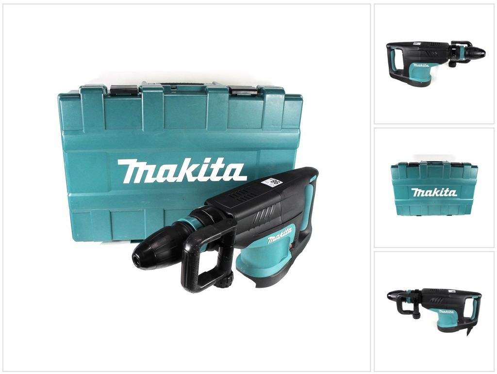 Makita HM 1203 C Abbruchhammer SDS-MAX 1.510 Watt 19 Joule im Transportkoffer - inklusive 280 mm Spitzmeißel