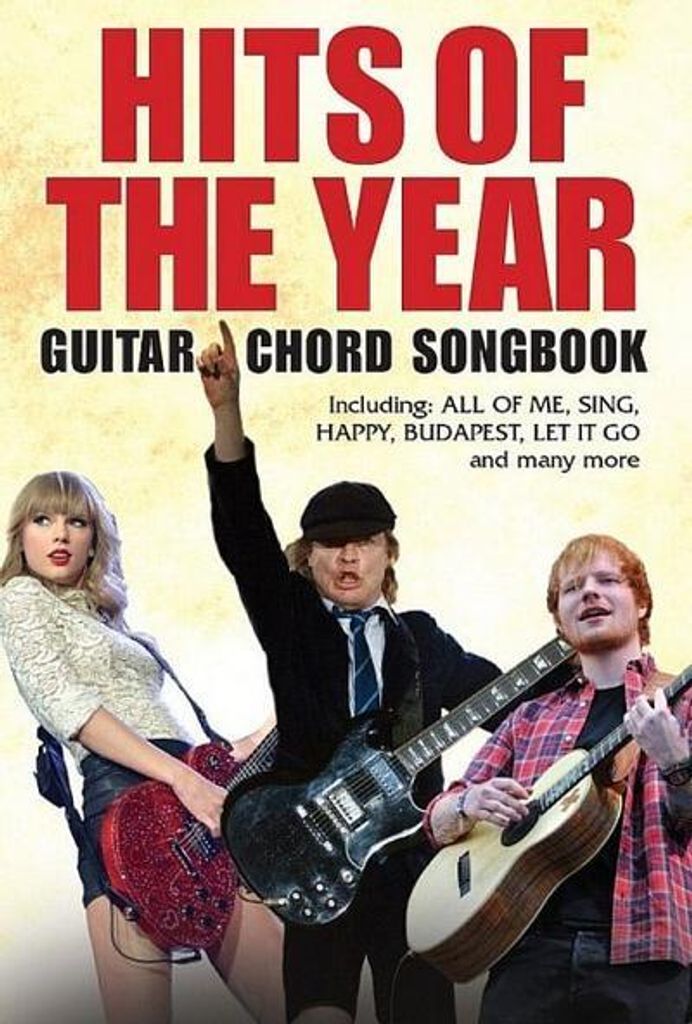 Hits des Jahres Gitarrenakkord-Songbook