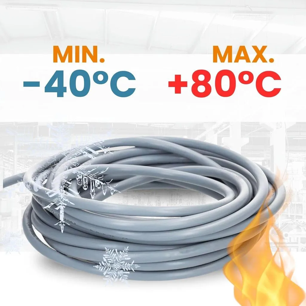 Câble Lapp 4 fils sans fil de terre 4x0,5 mm² - Solution câblage 10m - 6