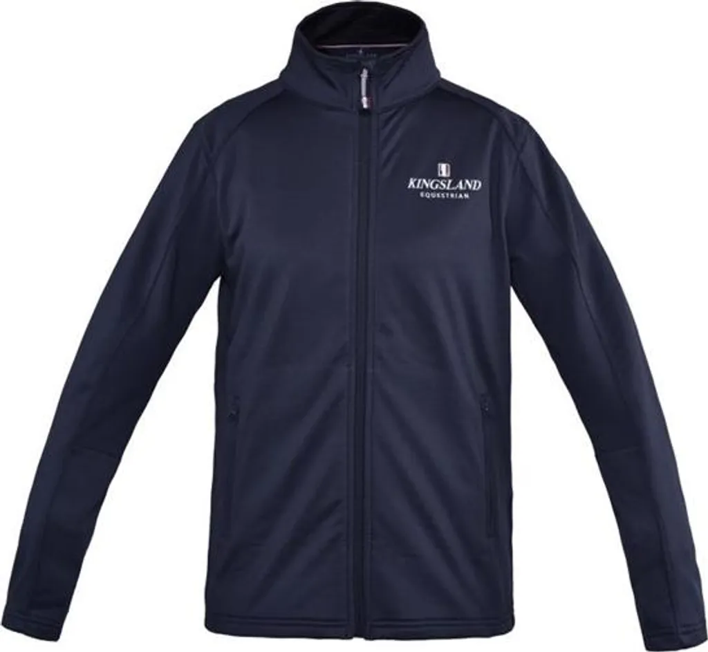 Veste polaire équitation unisexe Kingsland Classic bleue en taille XS