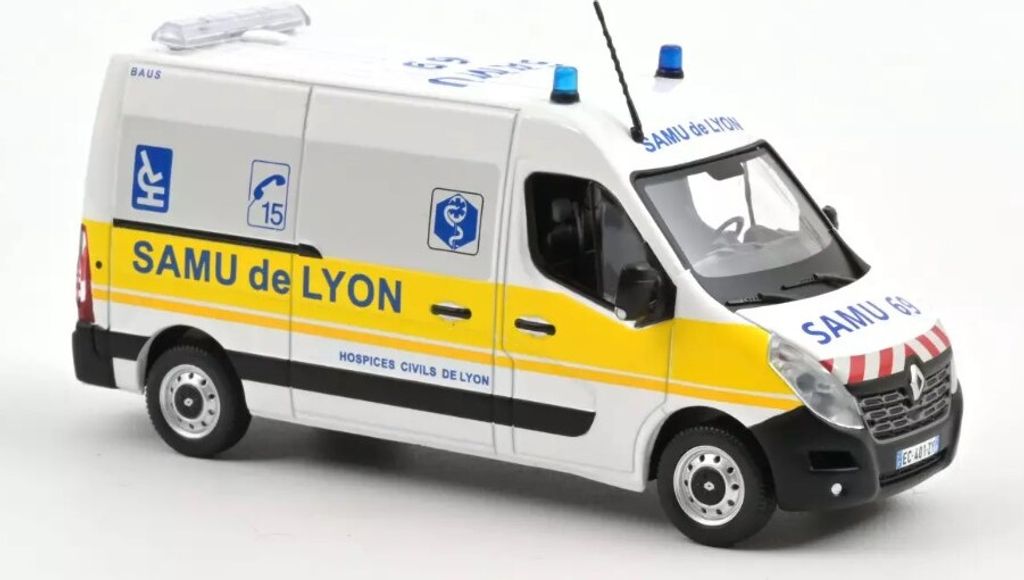 NOREV 1:43 Renault Master 2014 SAMU de Lyon 518790