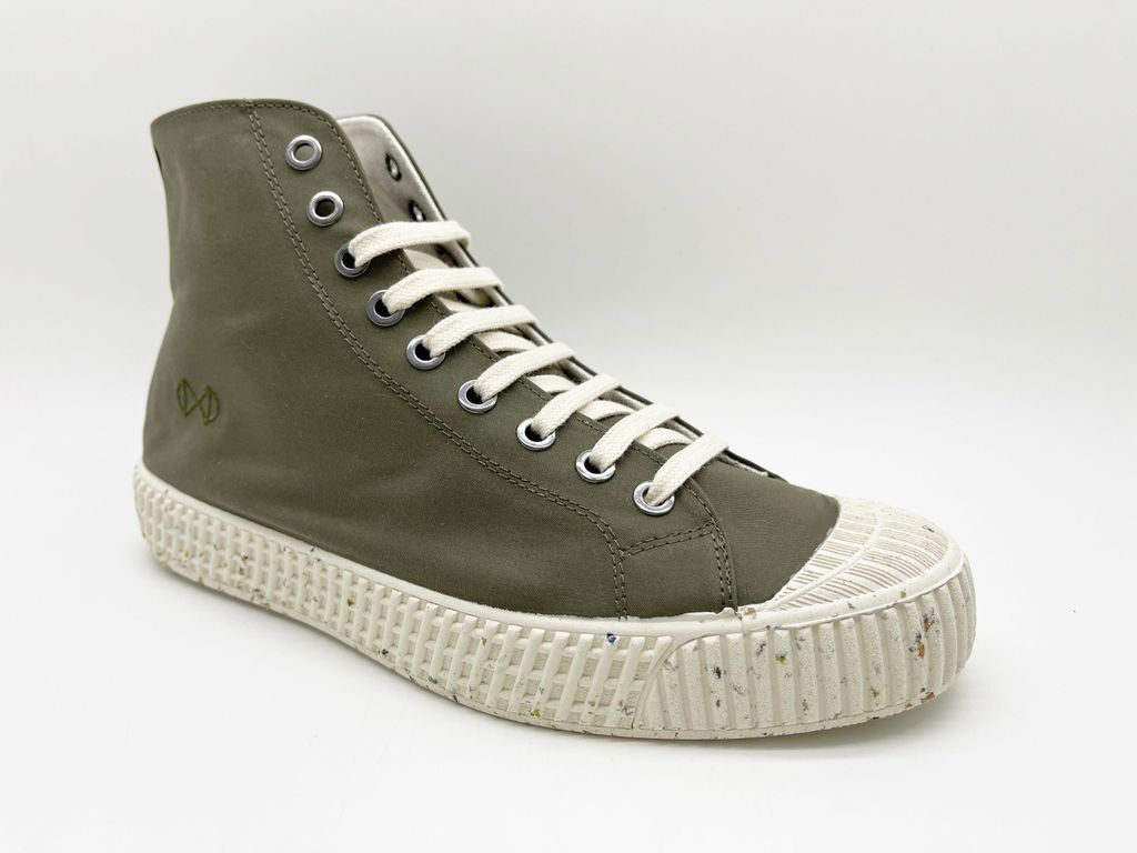 Damen Sneaker Mono ETA vegan aus Baumwolle mit Bambus-Futter und herausnehmbarer Innensohle in Mossgrün