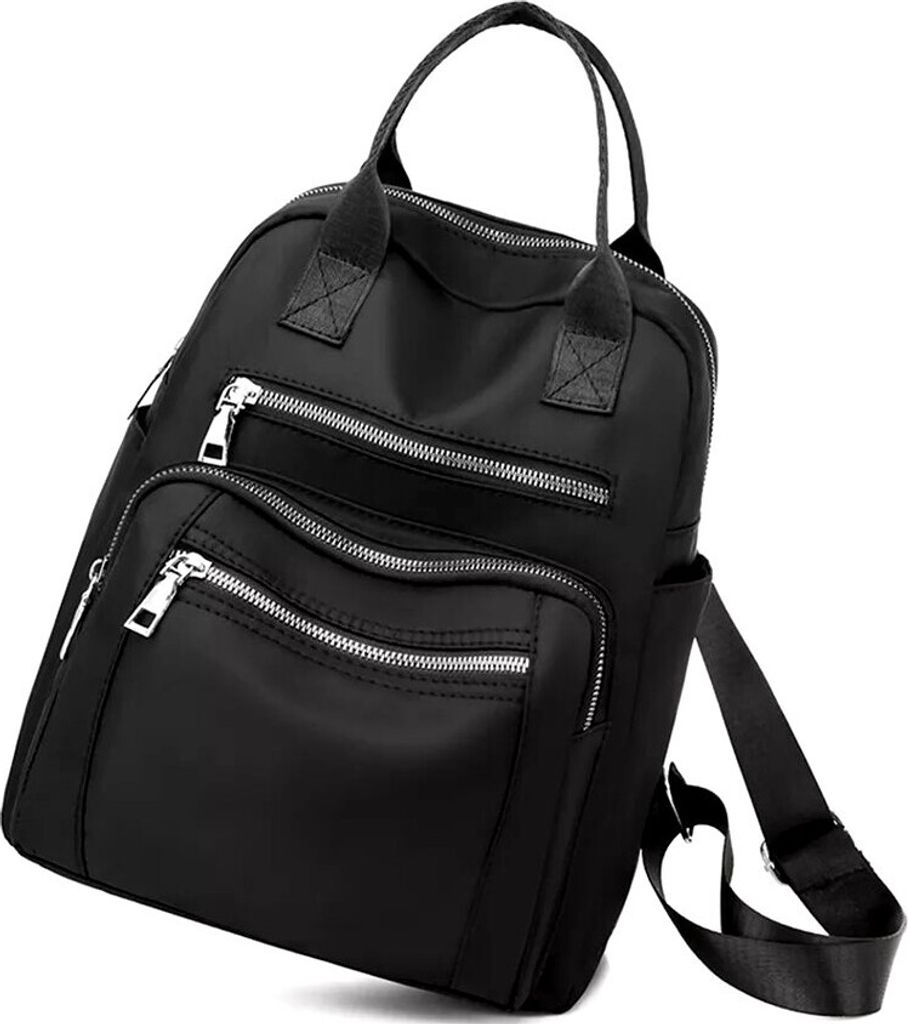 Damen Rucksack Rucksack Eckig Schwarz Damen-Rucksack Vielseitige