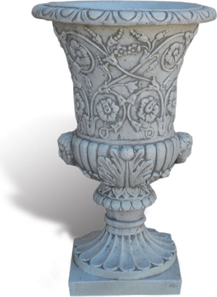 Casa Padrino Luxus Barock Blumentopf Grau Ø 49 x H. 78 cm - Produktbild 