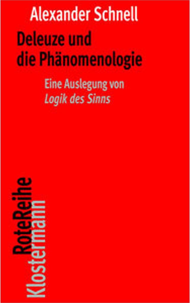 Deleuze und die Phänomenologie