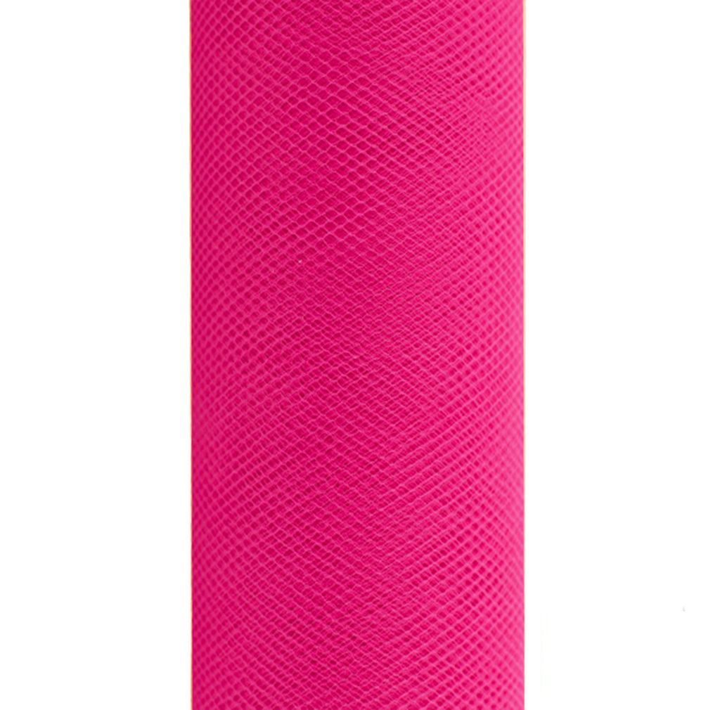 9m Rolle Tüll 30cm, Farbauswahl:fuchsia / pink 187 Produktbild 