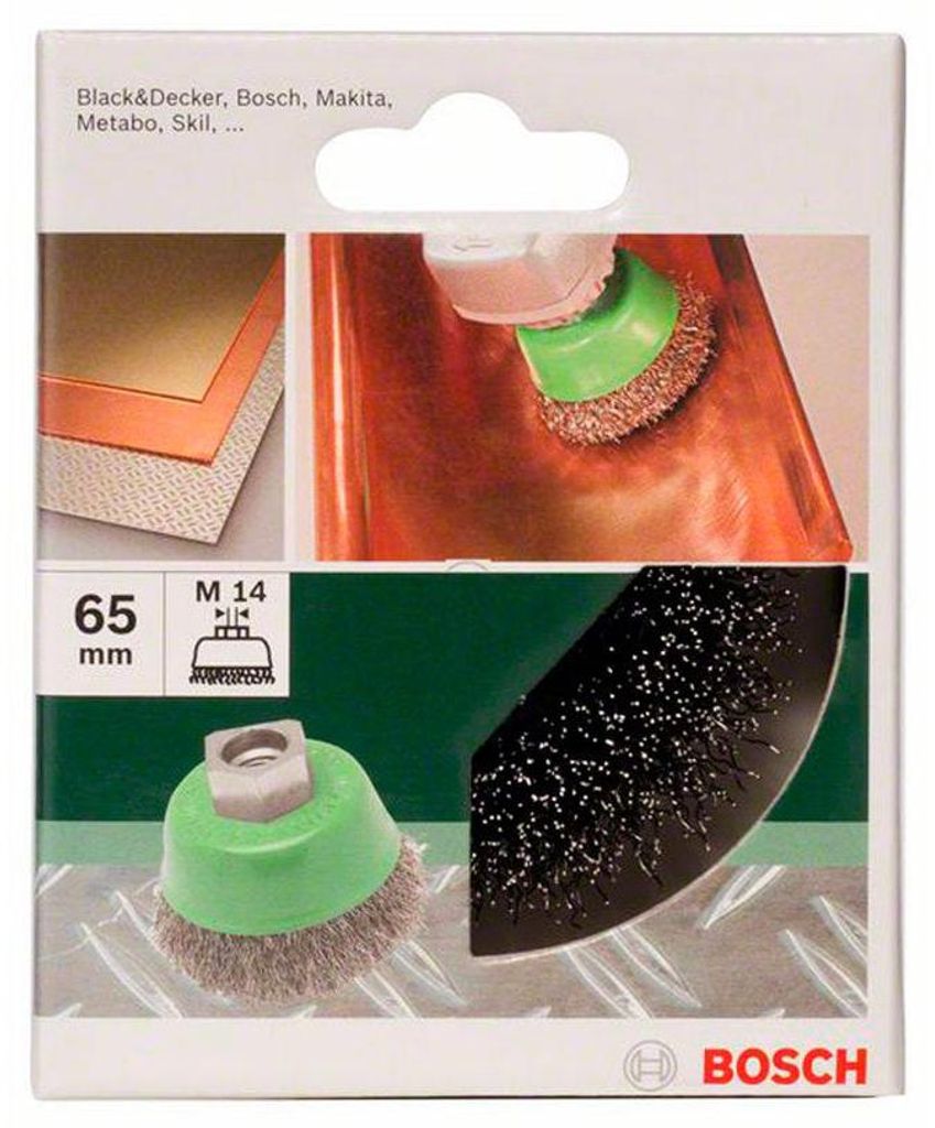 Drahtbürste für Winkelschleifer BOSCH 65 mm