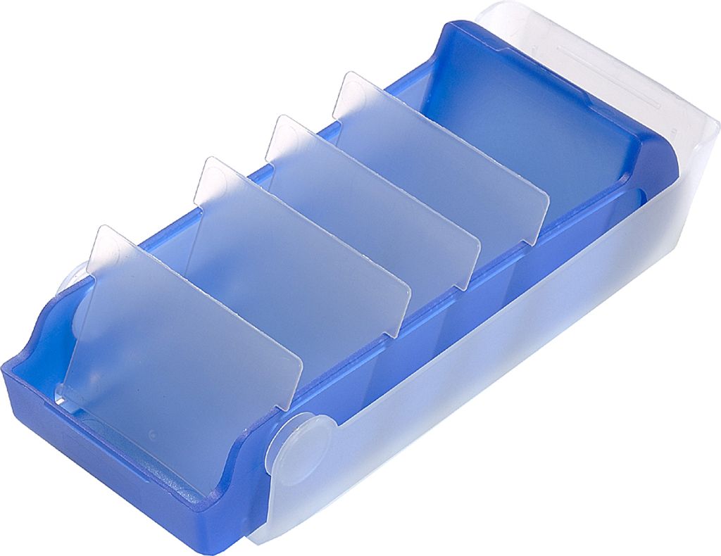 helit Lernkartei BeeBox A8 Unterteil: blau transluzent Produktbild 