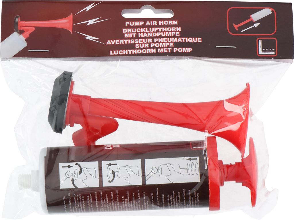 Benson Manuelle Lufthupe Rot  Rot One Size Produktbild 