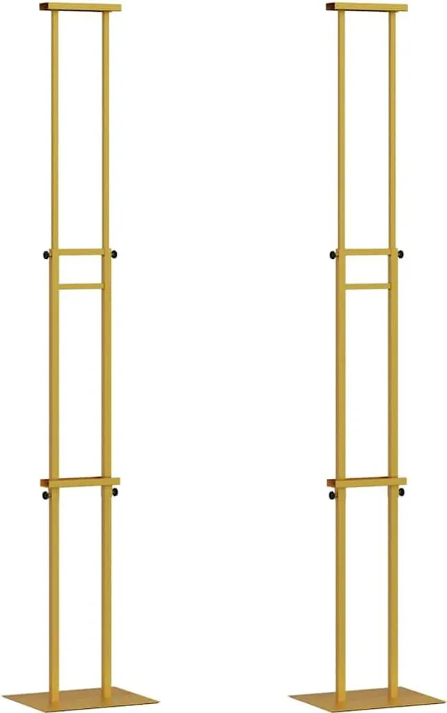 2 Stand Espositivi SYFAX™ Ferro Oro 208 cm - Supporti per Vetrine