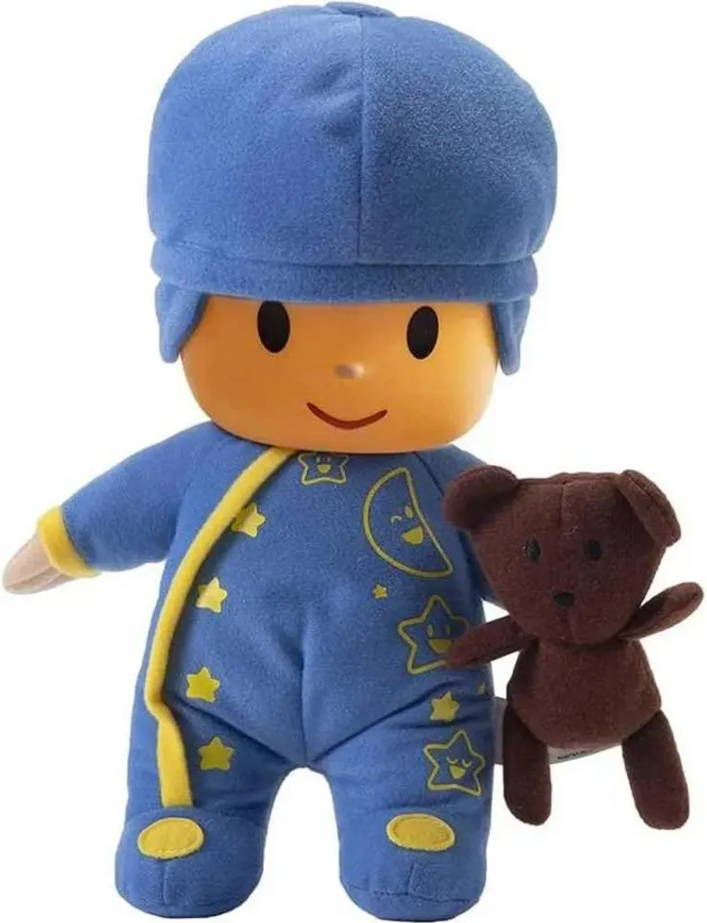Peluche de Nuit Pocoyo Bandai pour Sommeil Réparateur Enfant Bleu Doux