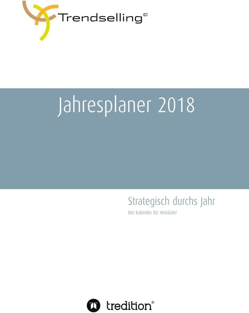 Trendselling Jahresplaner 2018