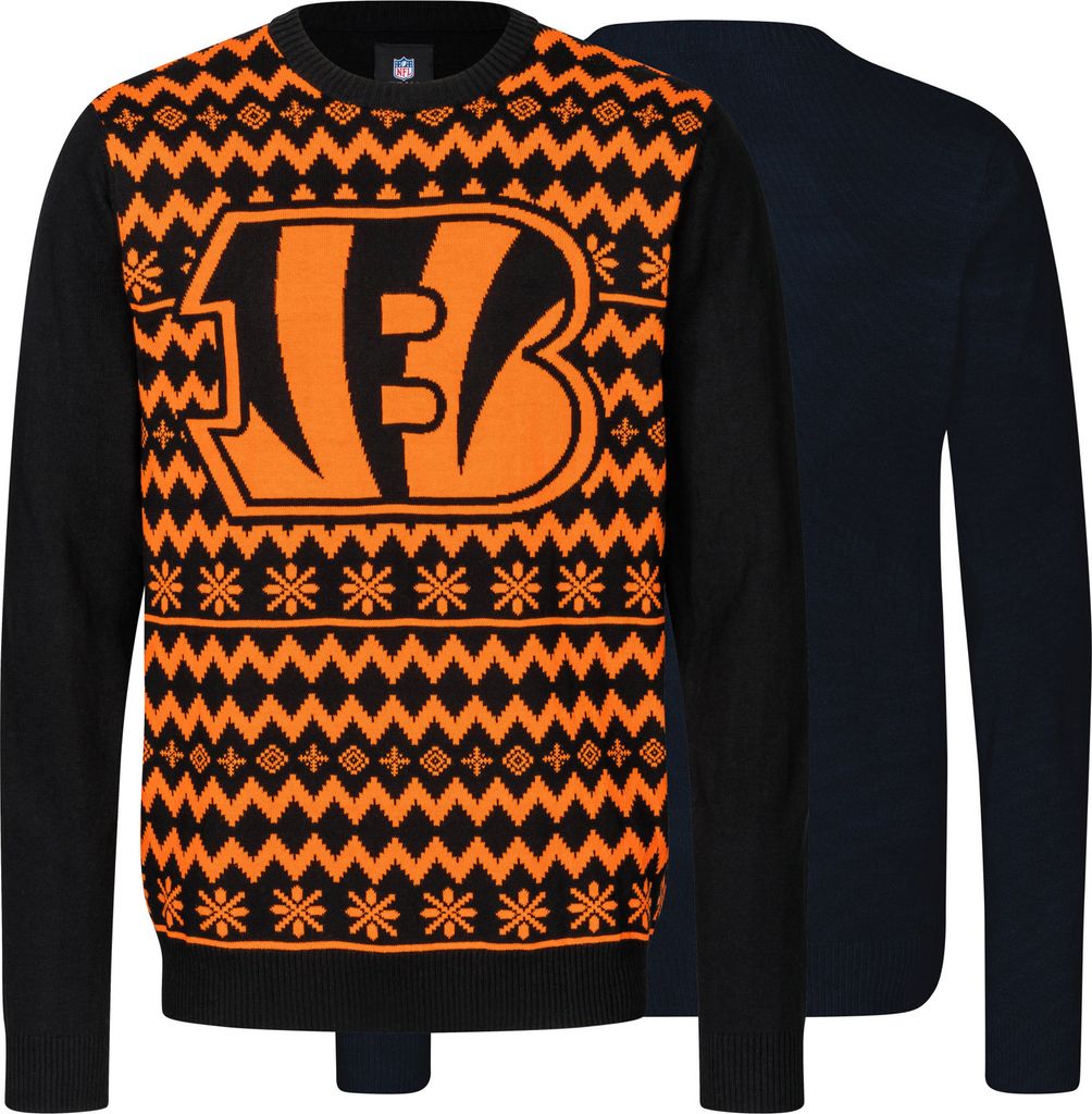 NFL Cincinnati Bengals Ugly Sweater Big Logo 2-Color Produktbild 3