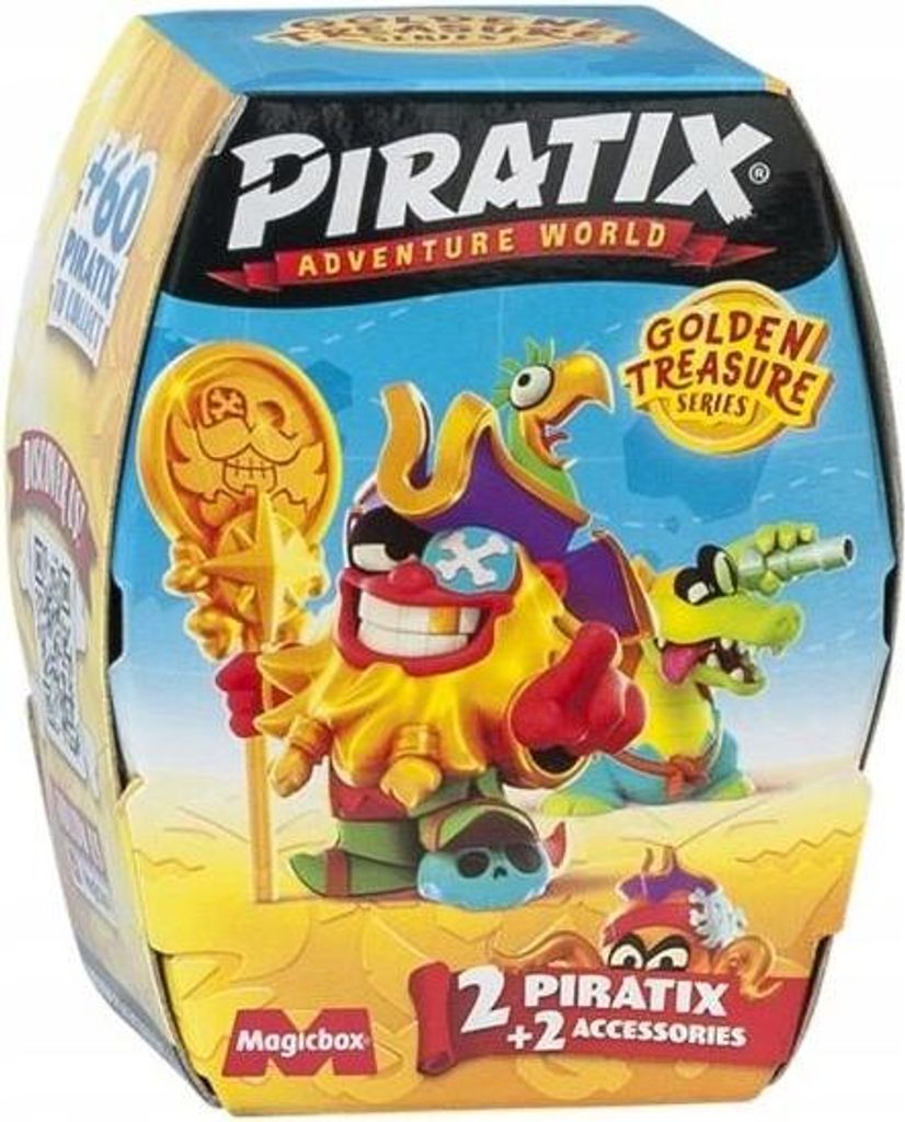 Magicbox Piratix Golden Treasure Set 2 Figuren + 2 Zubehör Produktbild 