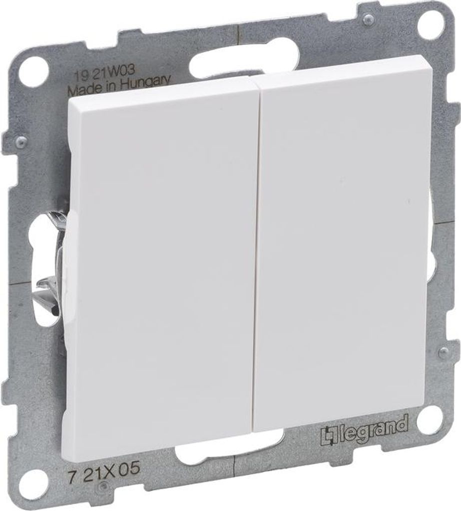 Legrand 2G ONE-WAY SWITCH AUTO TERMINALS WHITE