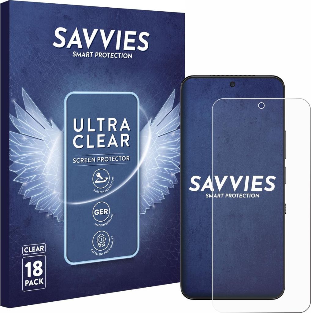 18x Für TCL NXTPAPER 60 Ultra Schutzfolie Savvies Displayschutz Display Schutz Folie Klar Transparent