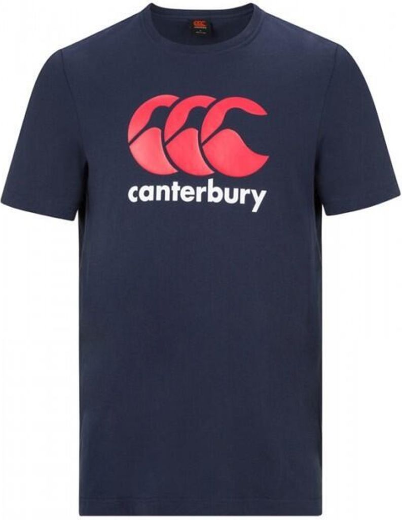 Canterbury - "CCC" T-Shirt für Herren CS172 (XL) (Marineblau/Rot/Weiß)