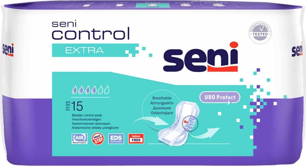 Seni Control assorbente per incontinenza extra 12X15 pz Immagine del prodotto 