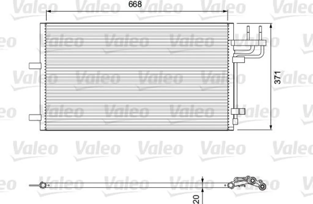 Condensateur Valeo 818046 répare la climatisation de votre Ford Focus C-Max