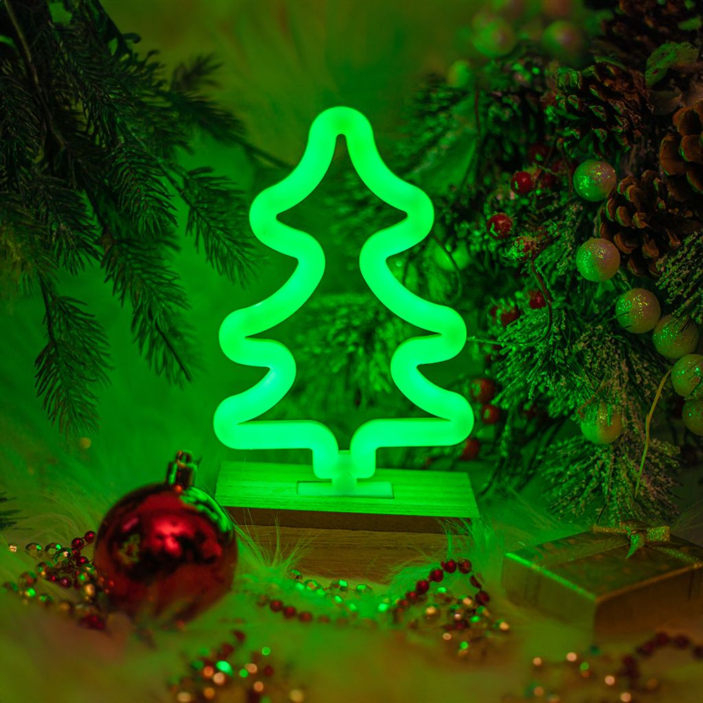 LED Weihnachtsbaum für Fahrzeuge - Neon Style 12-24V