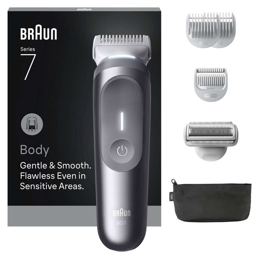 Braun Series 7 BG7550, Mokry & Suchy, Bateria, Szary Zdjęcie produktu 