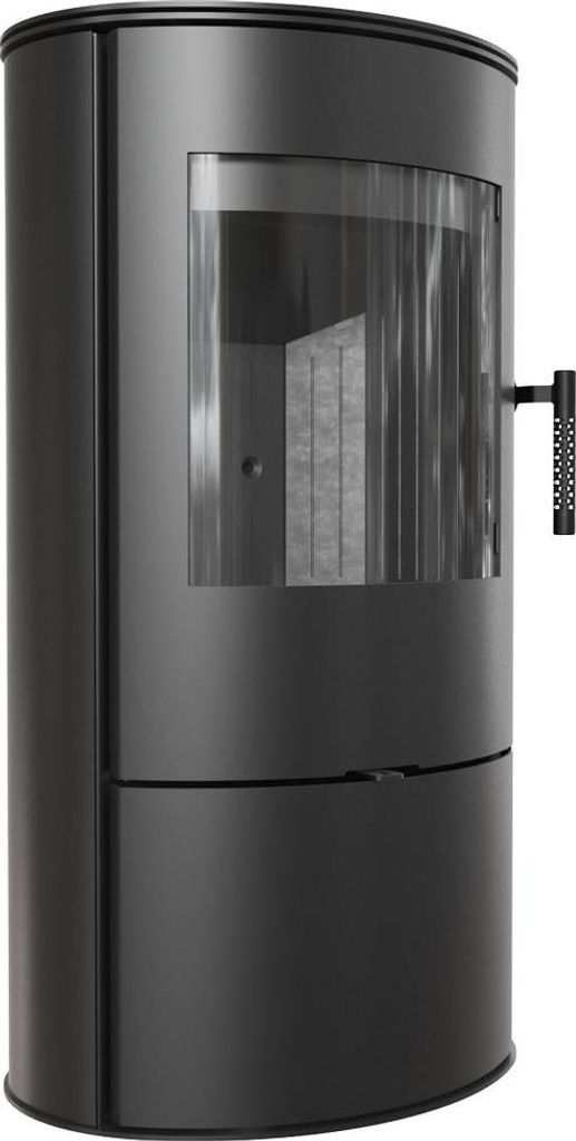 Piec stalowy ROLLO 150 7 kW czarny + Akcesoria Zdjęcie produktu 