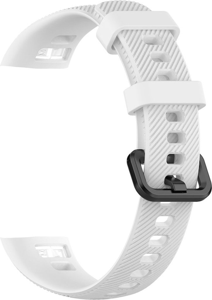 BStrap Silicone Line Armband für Honor Band 4, white