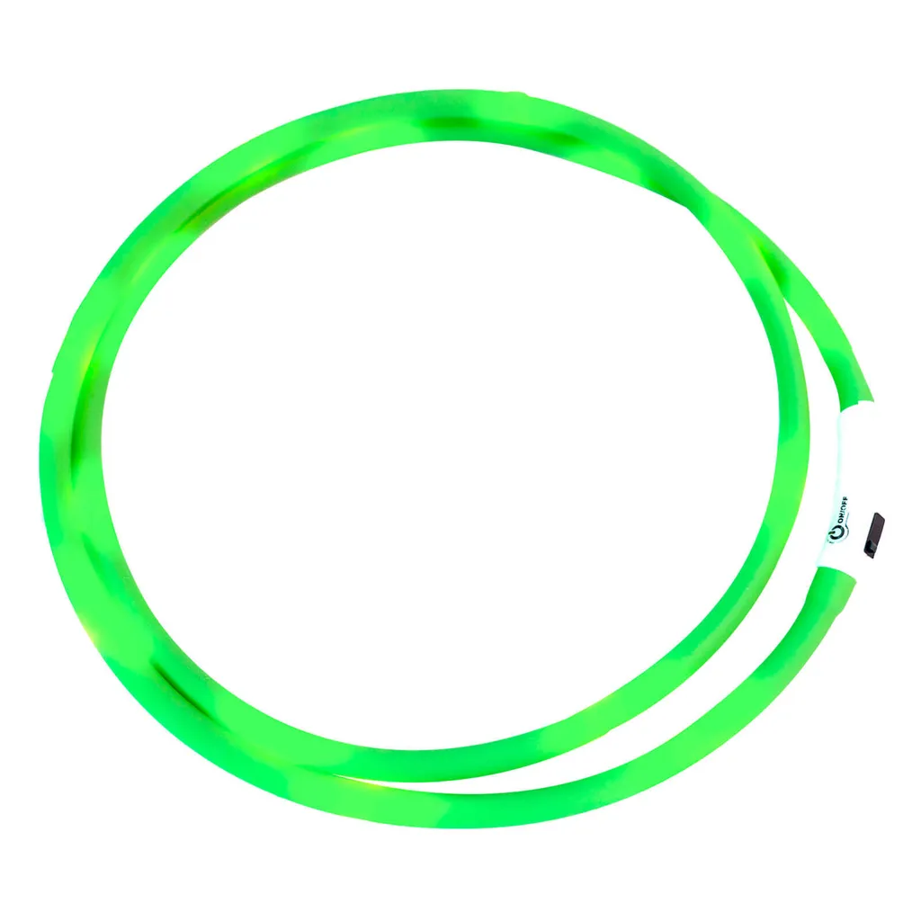 Waldhausen Lanière d'encolure LED verte - Sécurité et visibilité cheval