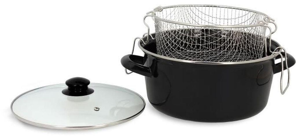 FRITEUSE MENASTYL, modèle traditionnel, 26 cm, en acier Image du produit 