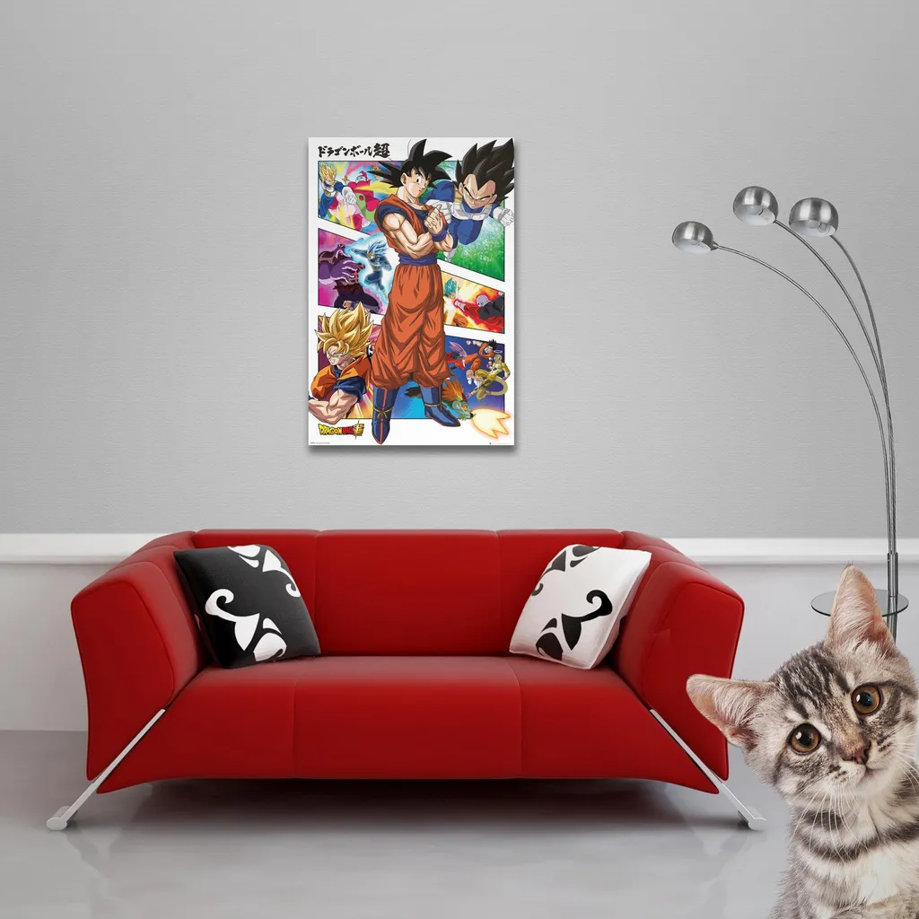 Poster Dragon Ball Super Panneaux Idéal pour Déco Chambre et Gaming