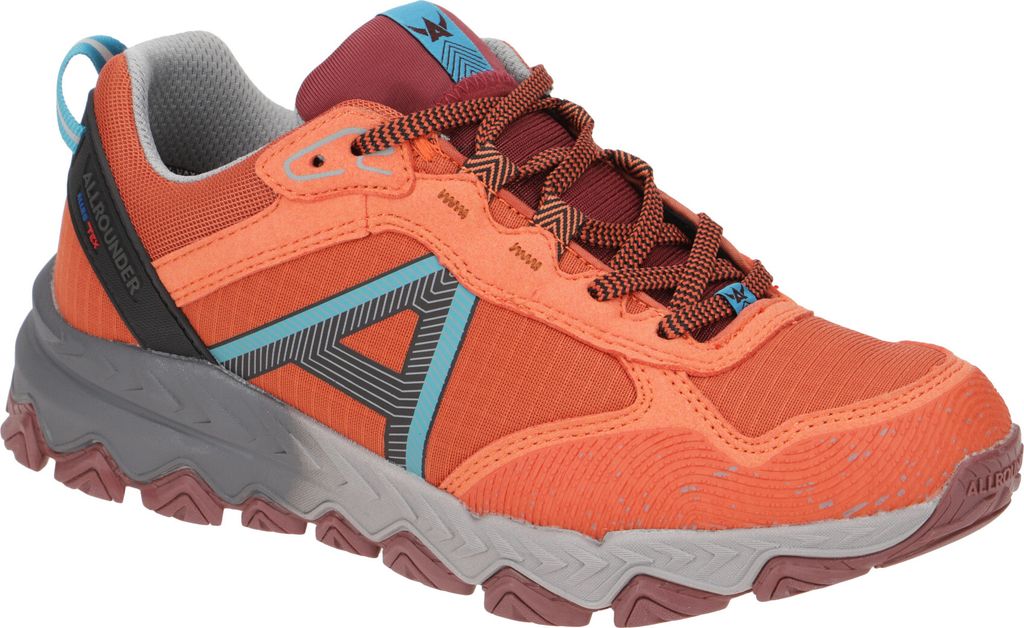 Allrounder RUN Damenschuhe - Wander Trekking Schnür- Halbschuhe orange NEU