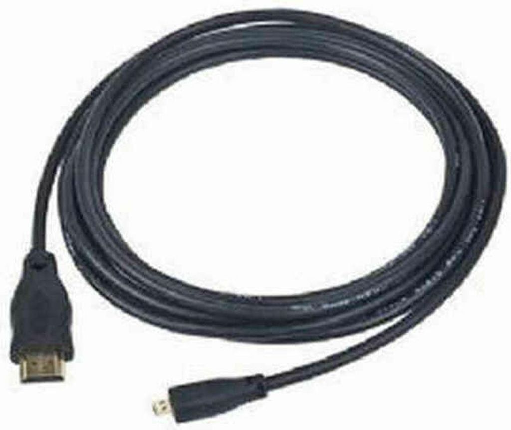 Gembird 1.8m HDMI-M/micro HDMI-M HDMI-Kabel 1 8 m HDMI Typ A (Standard) HDMI Typ D (Mikrofon) Schwarz