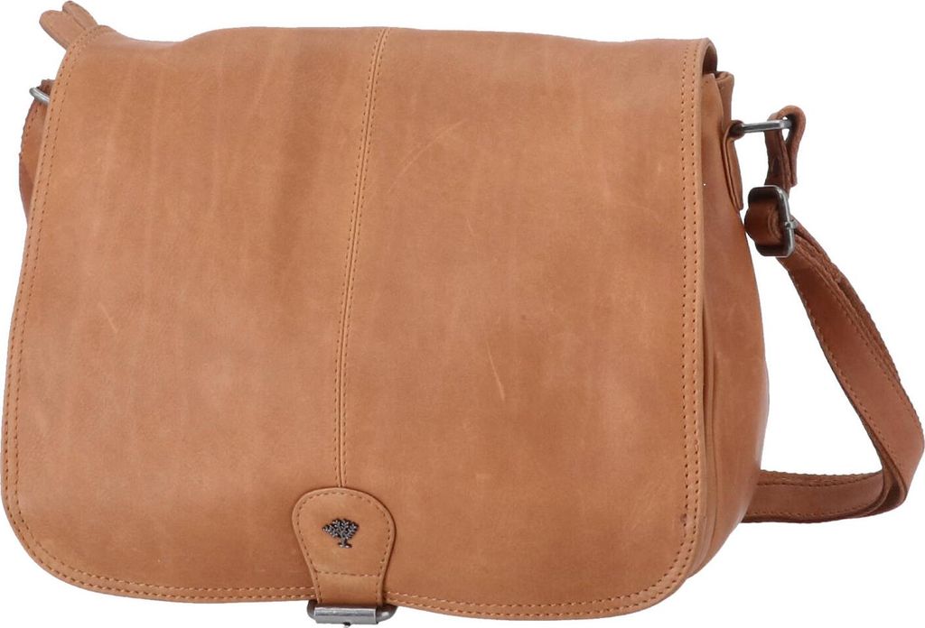 The Skandinavian Brand Leder Umhängetasche Cognac