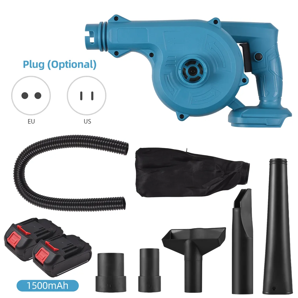 Aspirateur de feuilles sans fil polyvalent pour nettoyage de jardin