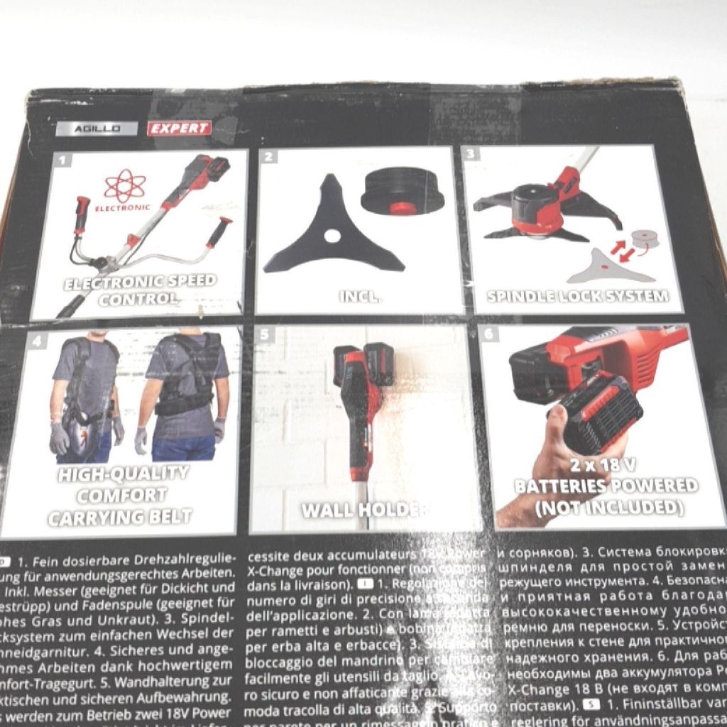 Kosa akumulatorowa Einhell AGILLO 36 V Zdjęcie produktu 34