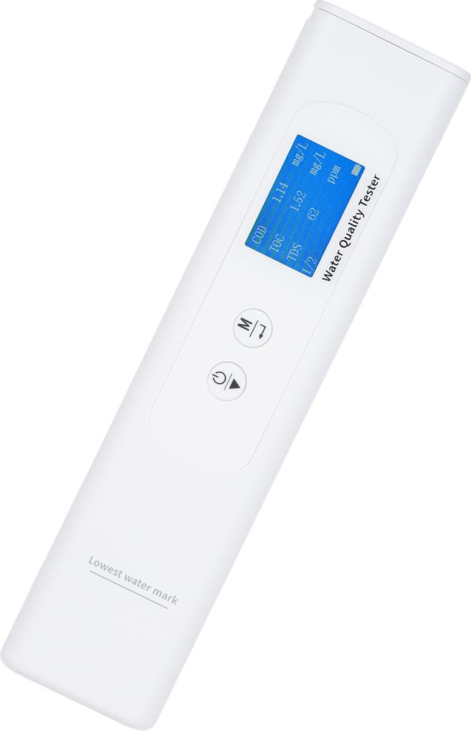 6-in-1-Wasserqualitätsdetektor TDS, TOC, COD, UV275, EC, Temperaturtester, Intelligente Bewertungsfunktion, IP67 Wasserdicht