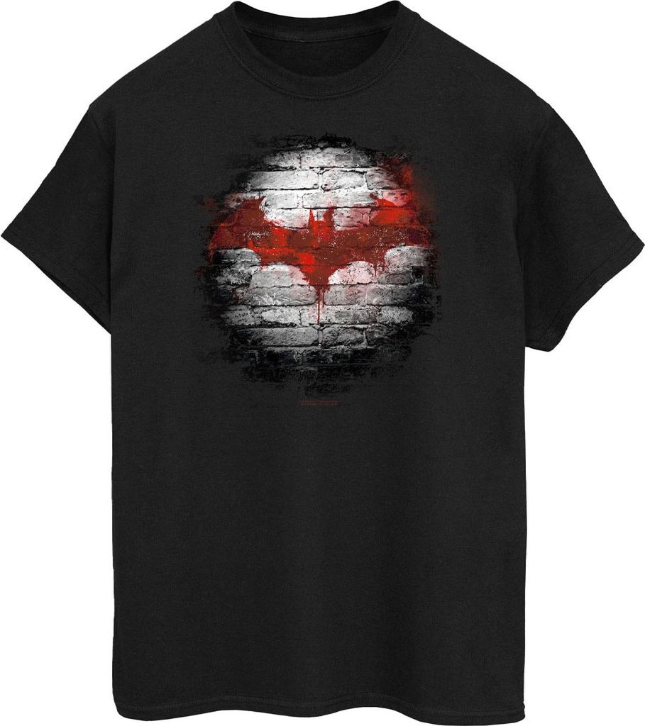Batman - T-Shirt Logo für Herren BI412 (3XL) (Schwarz)