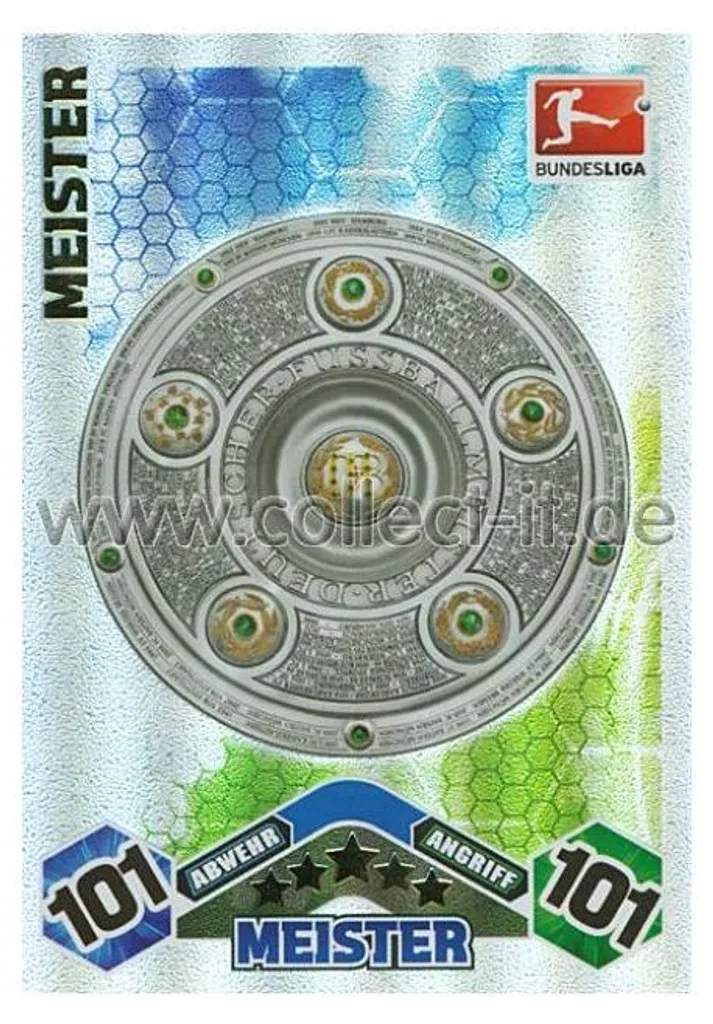 Trouvez la Carte Rare MX-LAMS Bundesliga 10/11 - Trophée du Championnat