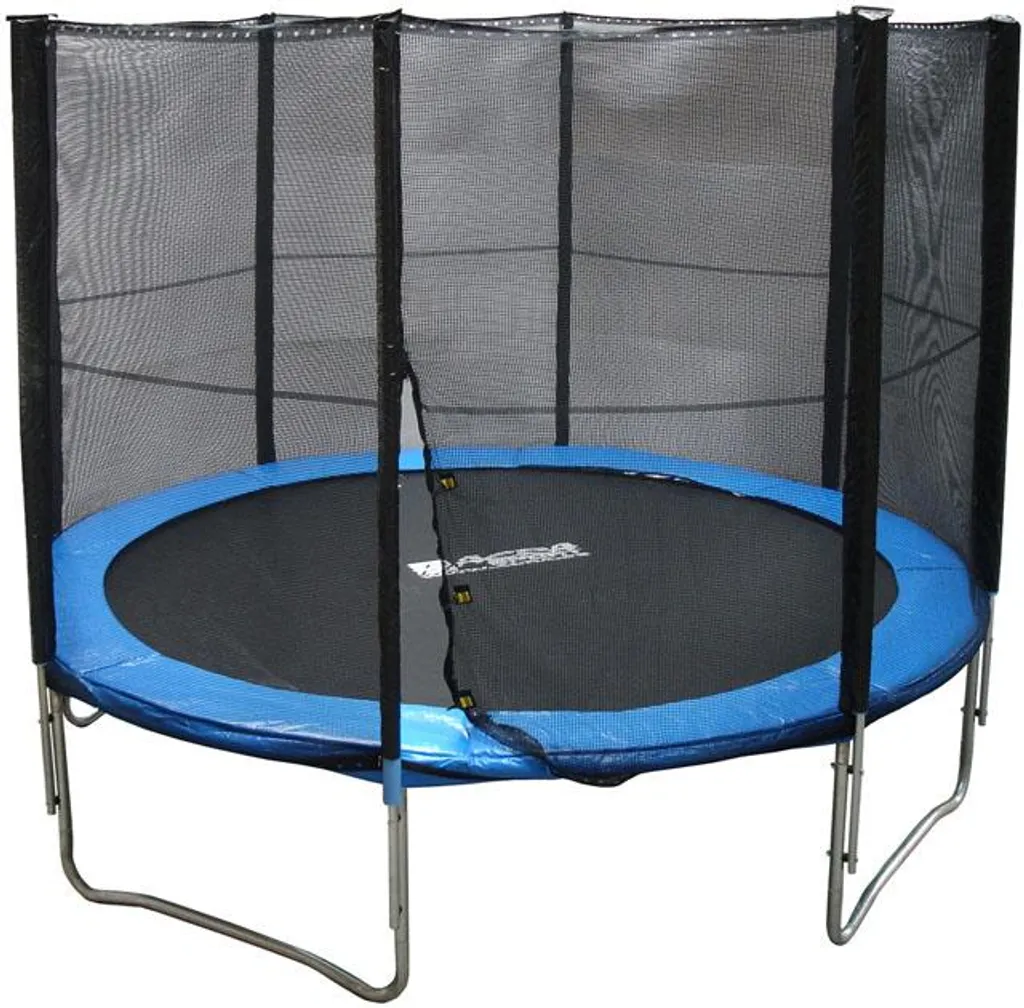 Trampoline 305 cm avec filet de sécurité CAA18/1 et 3 pieds en W robustes