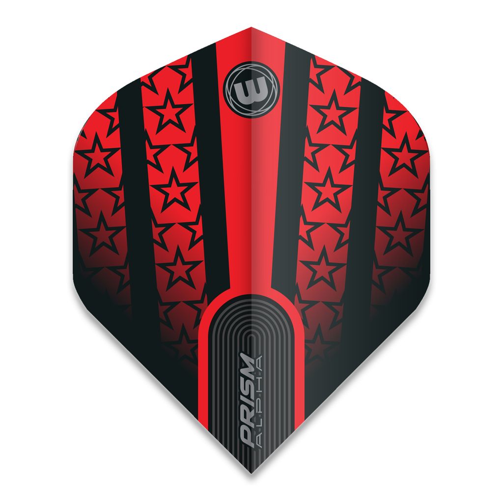 Winmau Darts Prism Alpha Star Red 6915.178 Flights