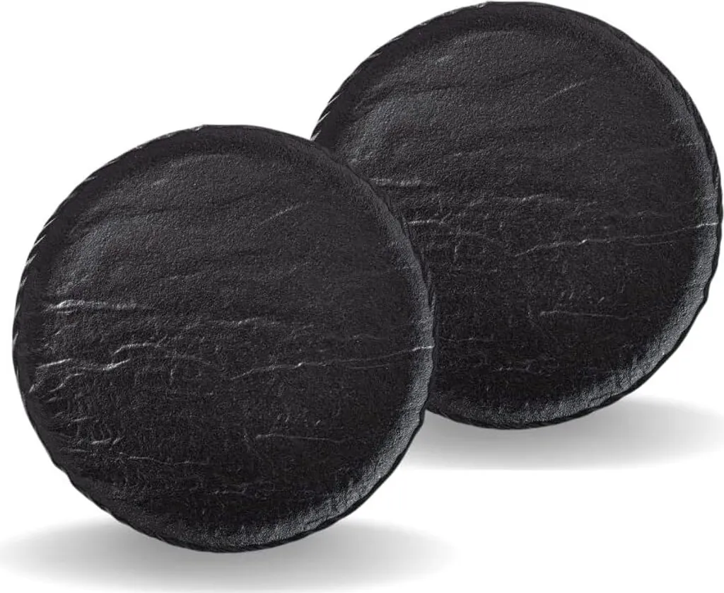 Wilmax SlateStone Piatto Rotondo 25cm WL-661126/A2 Porcellana Nera