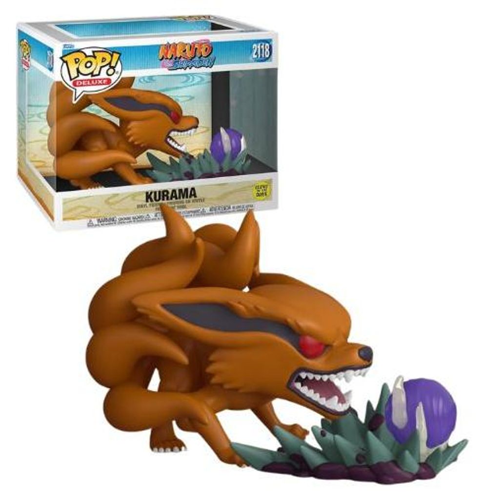 Funko Pop! Deluxe: Naruto Shippuden - Kurama (Glow in the Produktbild 